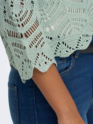 JACQUELINE DE YONG W NEW SUN 3/4 CROPPED PULLOVER 15212788