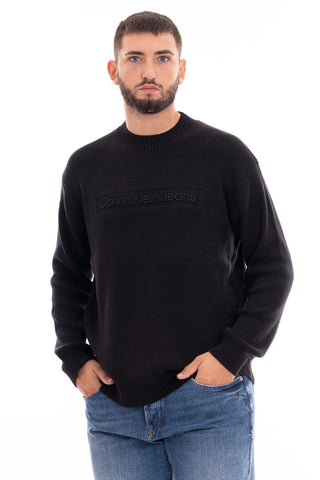 CALVIN KLEIN JEANS M INSTIT SWEATER HIGH NECK EMBRO J323982