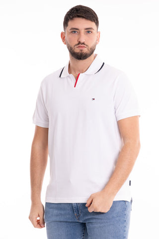 TOMMY HILFIGER M POLO RWB TIPPED V COLLAR  REGULAR MW34772 YBR