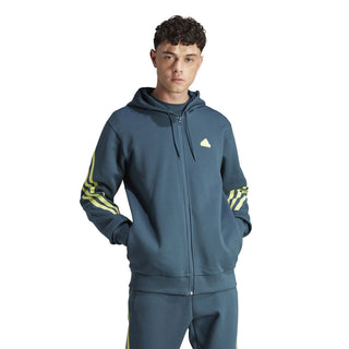 ADIDAS M HOODIE FULL ZIP FUTURE ICONS 3 STRIPES IJ8878