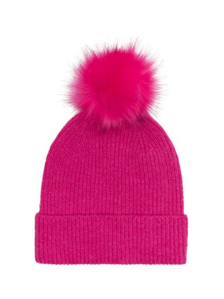 ONLY W KENNI LIFE POMPOM BEANIE HAT 15299023