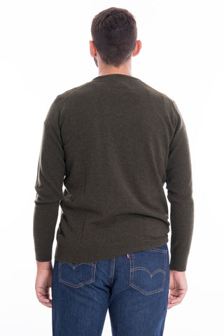 BARBOUR ESSENTIAL L/WOOL CREW NECK MKN0345 GN71