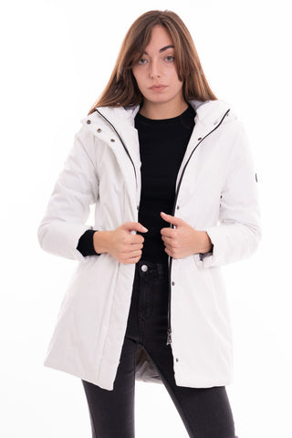 MARKUP W GIUBBINO MIDI TESSUTO TECNICO CON CAPPUCCIO MW24008