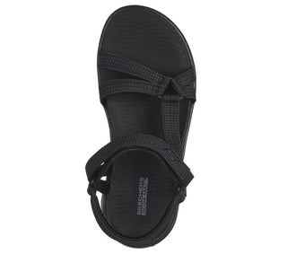 SKECHERS GO WALK FLEX SUBLIME SANDALS 141451 BBK