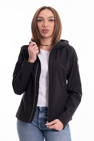 COLMAR WOMEN'S UNPADED SOFTSHELL JACKET WITH HOOD 1964 6WV 99