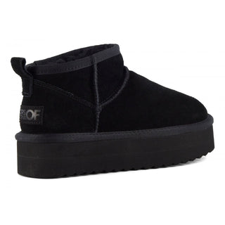 COLORS OF CALIFORNIA W PLATFORM WINTER BOOT IN SUEDE YWPLA01 BLA