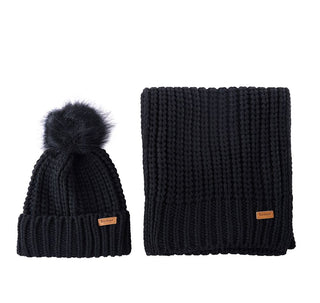 BARBOUR SALTBURN BEANIE & SCARF SET LGS0023