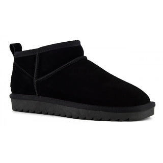 COLORS OF CALIFORNIA W SHORT WINTER BOOT IN SUEDE YW078 BLA