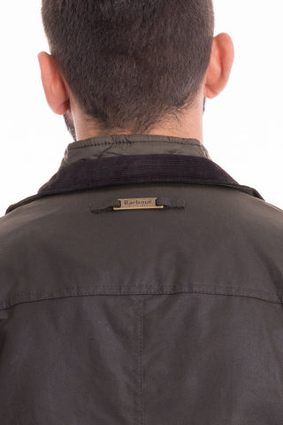 BARBOUR M OGSTON WAX JACKET COTTON OUT MWX0700 OL51