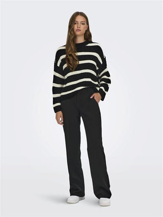 JACQUELINE DE YONG W JUSTY LONG SLEEVES STRIPE PULLOVER KNIT 15264902