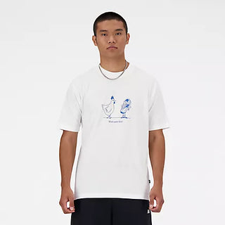 NEW BALANCE T-SHIRT CHICKEN OR SHOE UOMO MT41591WT