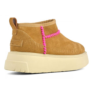 COLORS OF CALIFORNIA W BOOT WOOL THREADS SNEAKER SOLE BLAST01 TAN