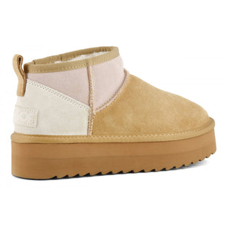 COLORS OF CALIFORNIA W PLATFORM WINTER BOOT IN SUEDE MIX YWPLA02 CAM