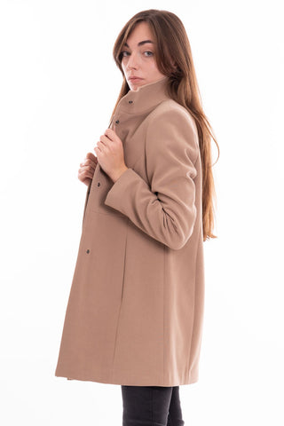 MARKUP W CAPPOTTO MIDI IN DOPPIO CREPE CON MANICHE LUNGHE MW24603