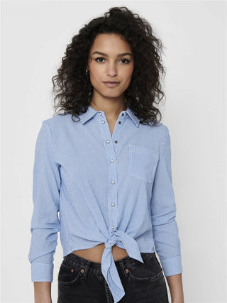 ONLY CAMICIA LECEY LONG SLEEVES KNOT DONNA 15195910 CDB