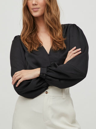 VILA W ELLETTE V-NECK 14074530