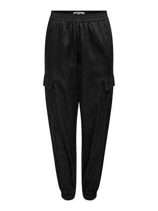 ONLY WOMEN'S FADUMA-COVE LIFE CARGO PANTS 15311277 BLK