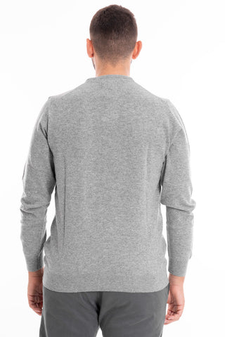 BARBOUR ESSENTIAL L/WOOL CREW NECK MKN0345 GY73