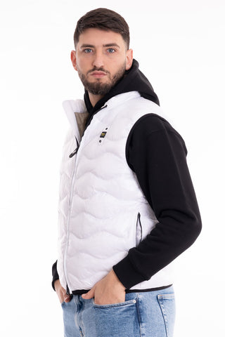 BLAUER MEN'S SLEEVELESS PADDED WADDING JACKET BLUX02058 005958 100