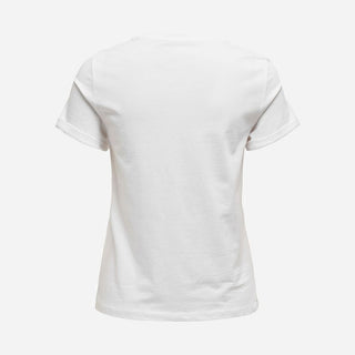 ONLY T-SHIRT NINKA LIFE SHORT SLEEVES POCKET DONNA 15315355 BGW