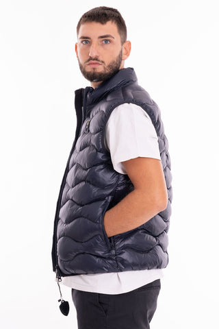 BLAUER M SMANICATO IMBOTTITO DI OVATTA COLORE INTERNO ACQUAMARINA BLUX02085 005958 888AQ