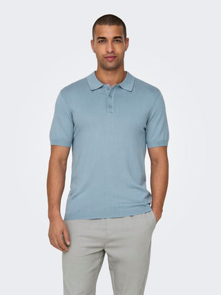 ONLY&SONS POLO WYLER LIFE REGULAR 14 SHORT SLEEVES KNIT UOMO 22022219 MTS