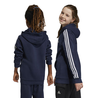 ADIDAS 3STRIPES FULL ZIP HOODIE JR IC0600