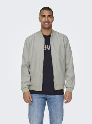 ONLY&SONS GIUBBOTTO LUCAS FAKE SUEDE BOMBER UOMO 22027463 VRB