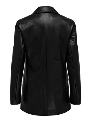 ONLY W BLAZER PAPAYA FAUX LEATHER 15300773