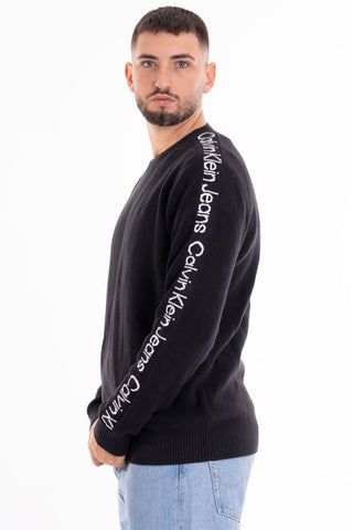CALVIN KLEIN JEANS M LOGO TAPE CN SWEATER J323808