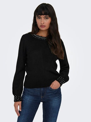 ONLY W PULLOVER ALESSIA LONG SLEEVES BLING O-NECK 15302060