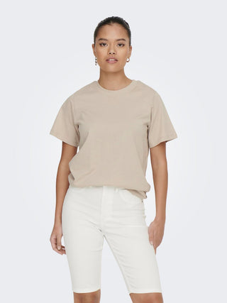 JACQUELINE DE YONG WOMEN'S T-SHIRT PISA SHORT SLEEVES 15292431 CTG