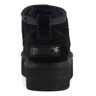 COLORS OF CALIFORNIA W PLATFORM WINTER BOOT IN SUEDE YWPLA01 BLA