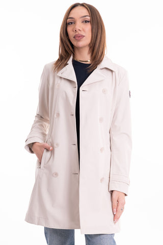 COLMAR WOMEN'S SOFTSHELL TRENCH COAT WITH WAIST BELT 1934 6WV 219