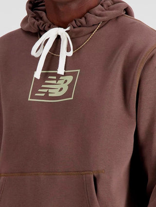 NEW BALANCE ESSENTIAL BRUSHED BACK HOODIE MT33520DUO