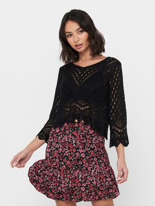 JACQUELINE DE YONG W NEW SUN 3/4 CROPPED PULLOVER 15212788