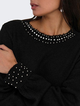 ONLY W PULLOVER ALESSIA LONG SLEEVES BLING O-NECK 15302060