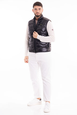 BLAUER MEN'S SLEEVELESS PADDED WADDING JACKET BLUX02058 005958 999