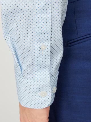 JACK&JONES CAMICIA BLABLACKPOOL STRETCH SHIRT LONG SLEEVES UOMO 12251125 WHT