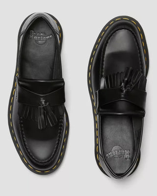 Dr.MARTENS MOCASSINI ADRIAN CON NAPPE E CUCITURE GIALLE IN PELLE SMOOTH 22209001