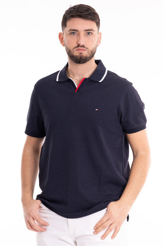 TOMMY HILFIGER M POLO RWB TIPPED V COLLAR  REGULAR MW34772 DW5