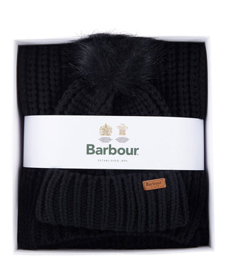BARBOUR SALTBURN BEANIE & SCARF SET LGS0023