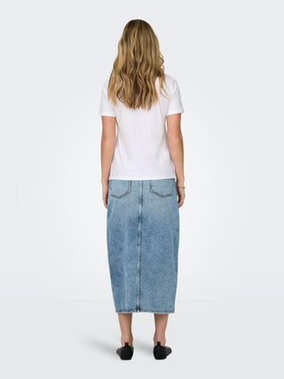 ONLY T-SHIRT KITA LIFE REG SHORT SLEEVES HEART TOP BOX DONNA 15316574 BWC